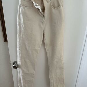 Madewell Women's 90s straight  Jeans in Soft Cream
